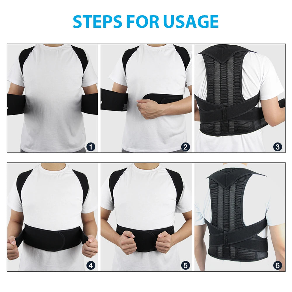 Posture Corrector and Upper Back Support